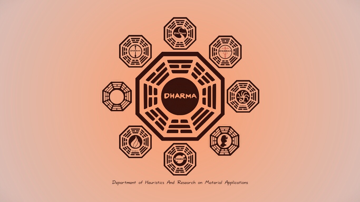 Логотипы станций Дхарма обои