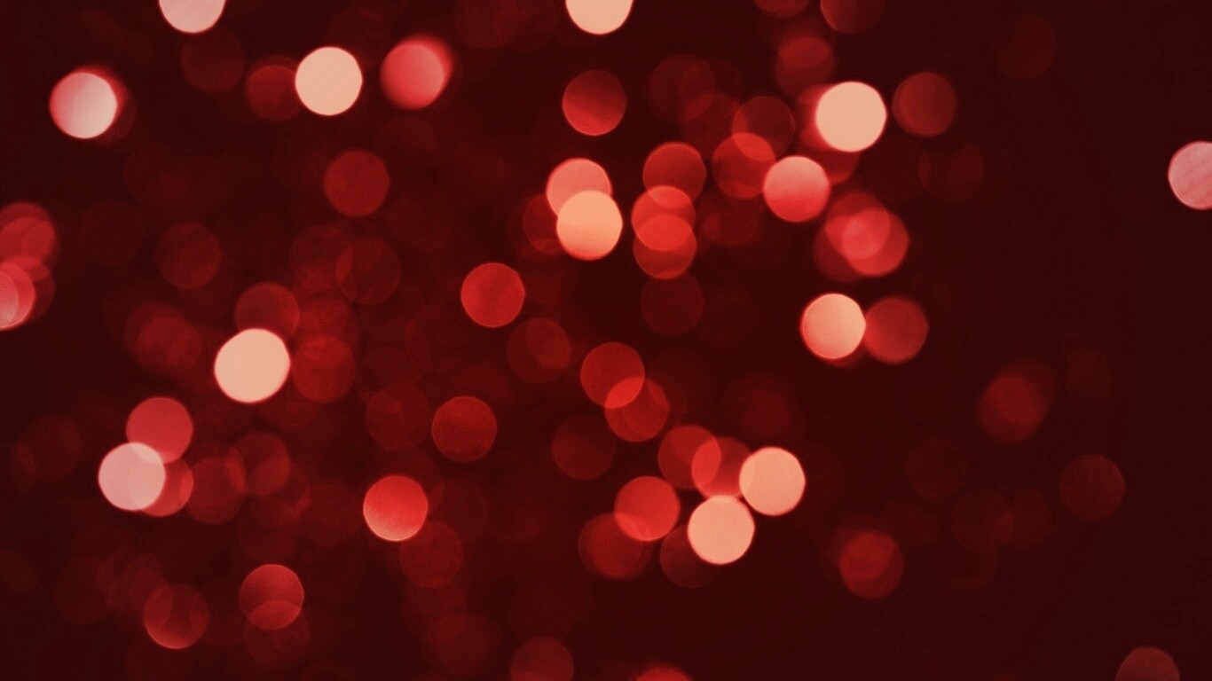 Алые абстрактные круги обои