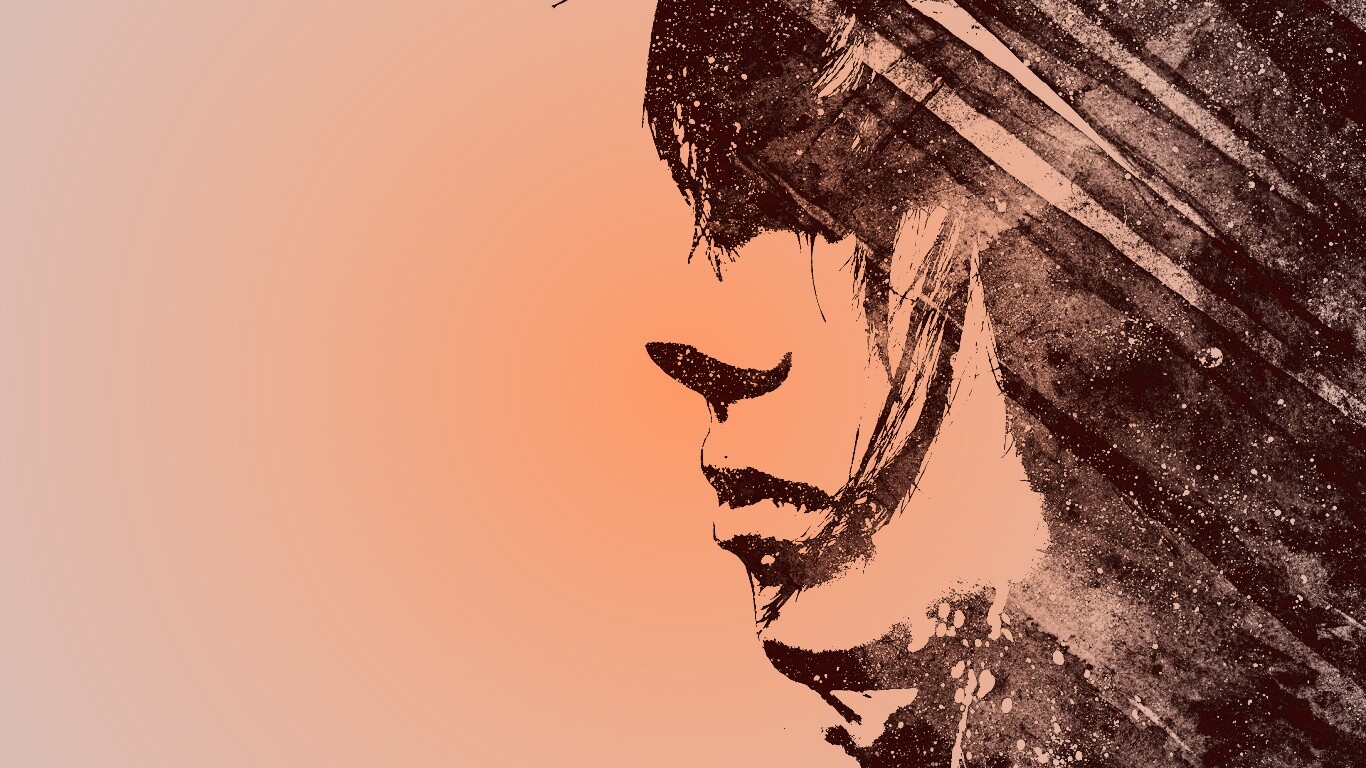 Стильные черно-белые обои обои