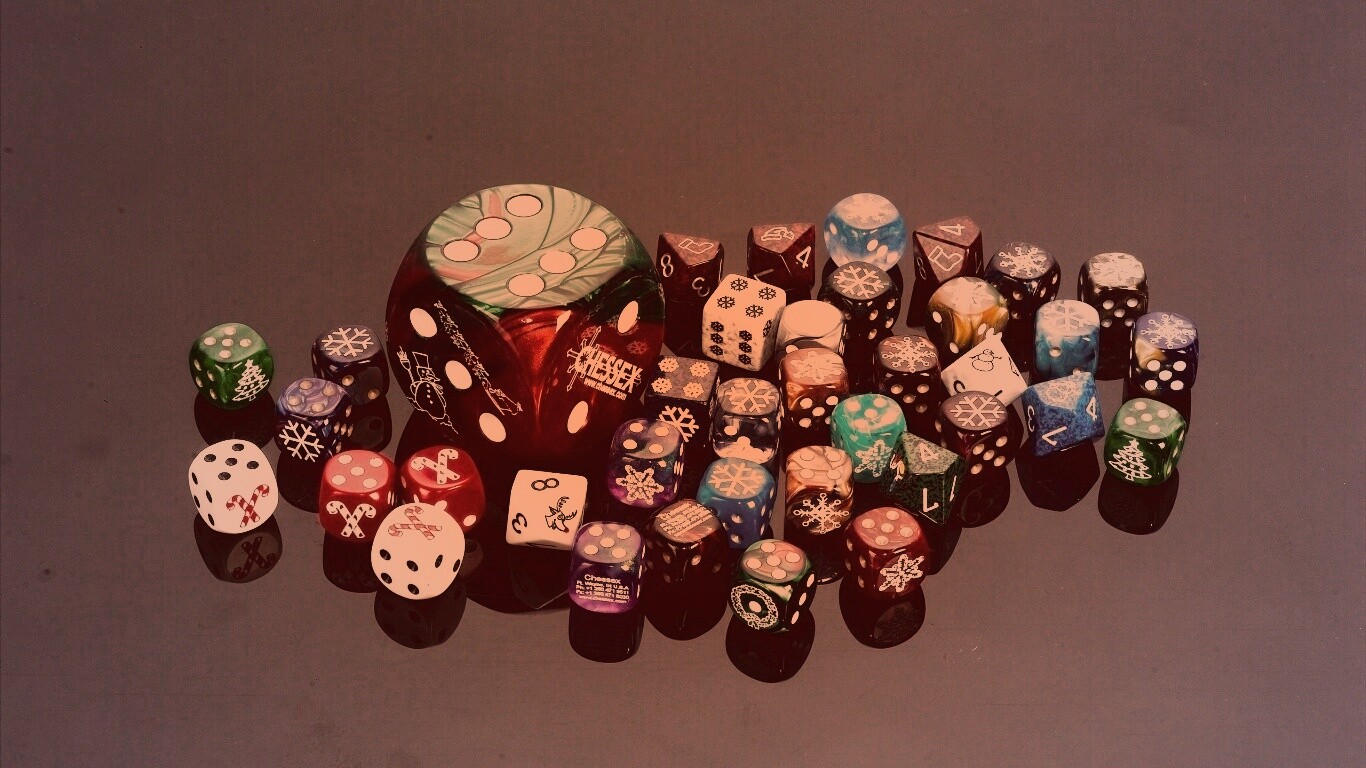 Кубики обои