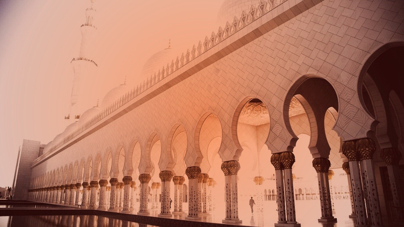 Мечеть шейха в Абу-Даби обои