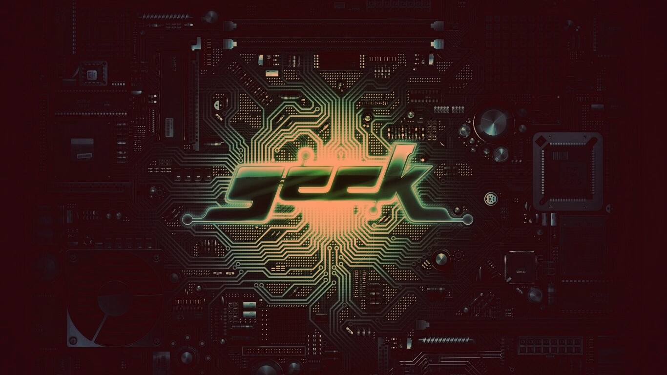 Печатная плата Geek обои