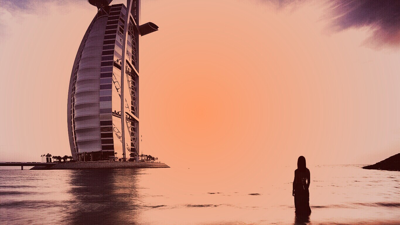 Бурдж Аль Араб в Дубае обои