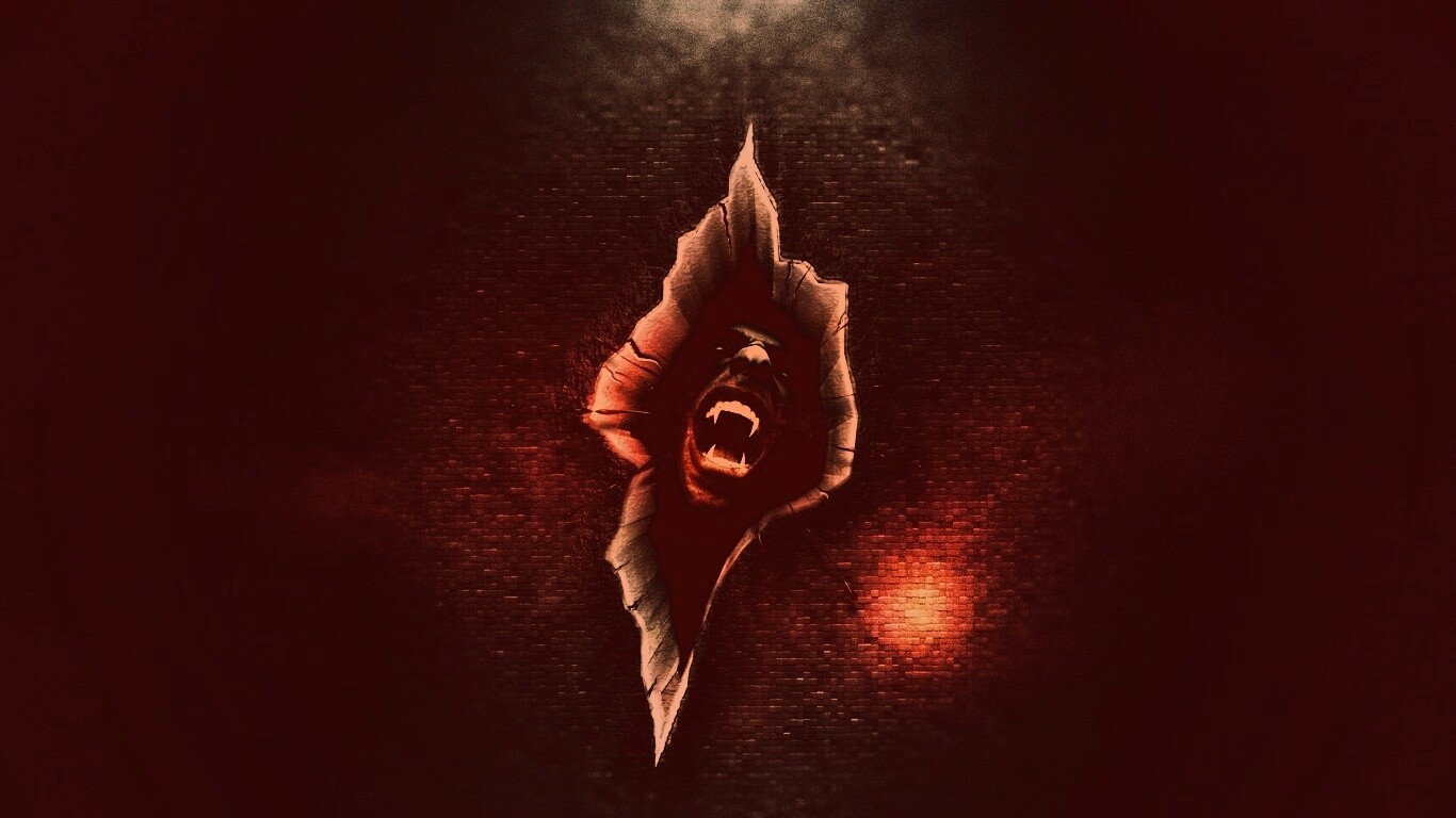 Монстр из ращелины обои