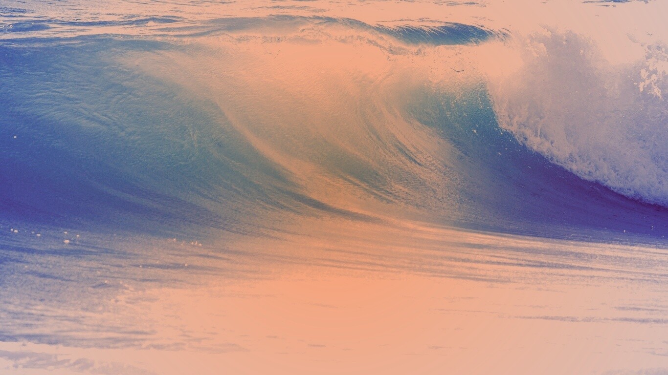 Океанская волна обои