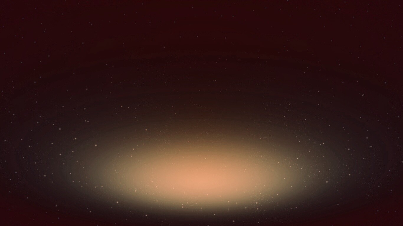 Свечение в ночном небе обои