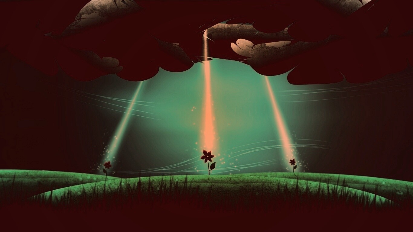 Свет для цветов обои