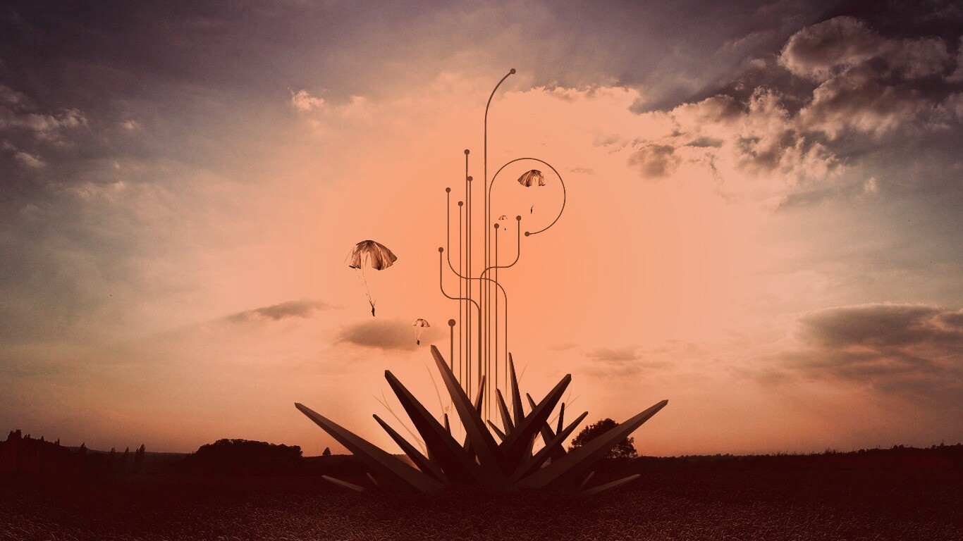 Абстрактный взрыв в настоящем мире обои