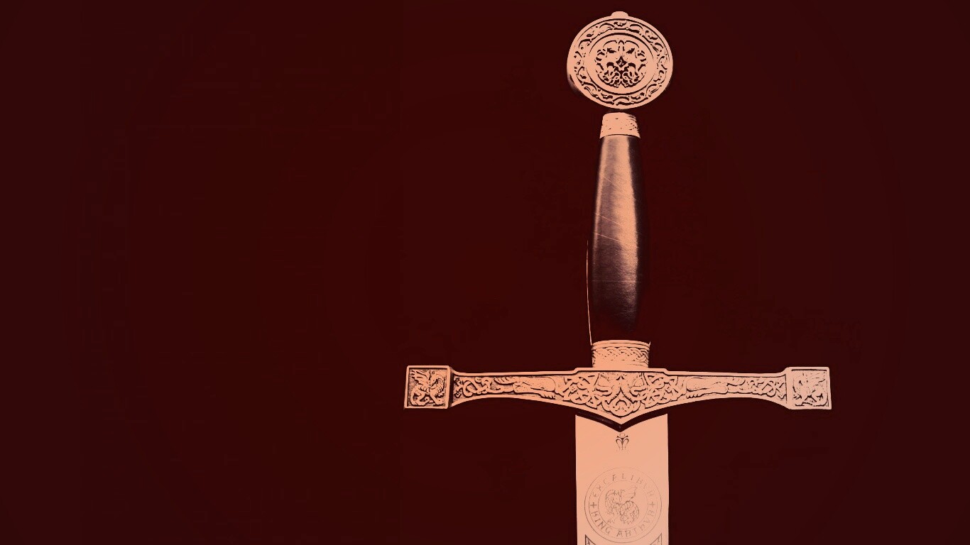 Гарда и эфес средневекового меча обои