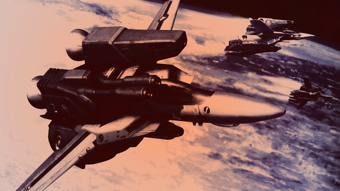 Эскадрилия легких космических истребителей обои
