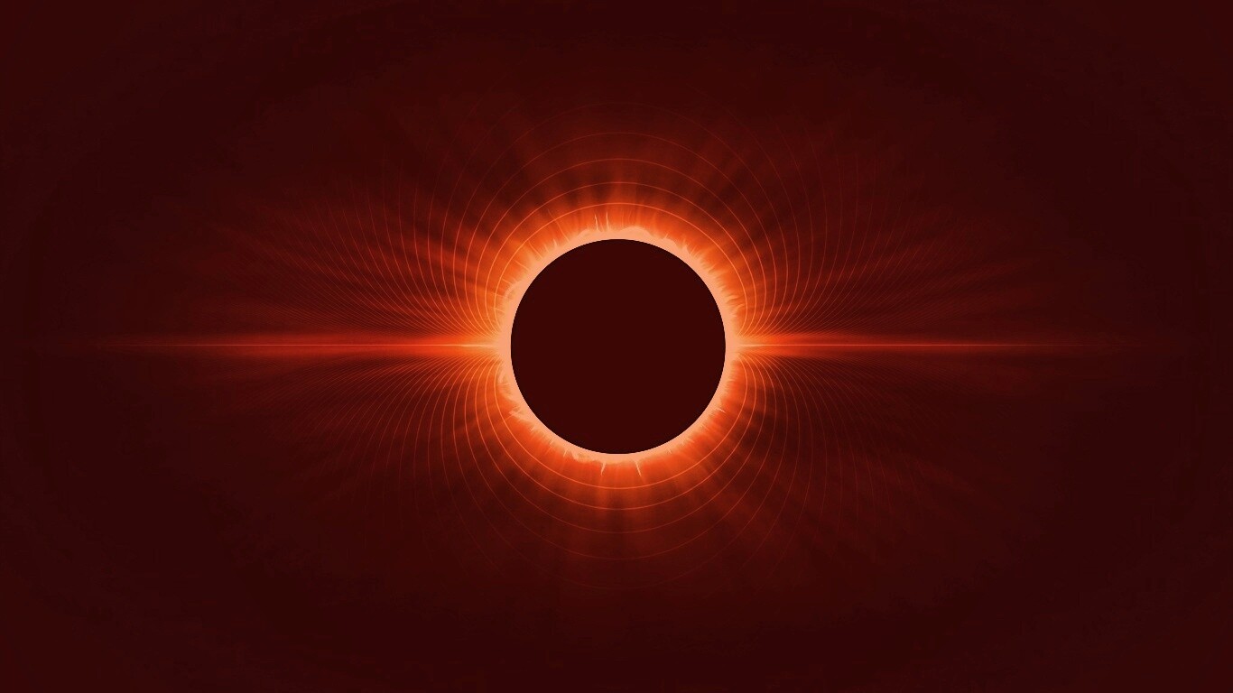 Солнецное затмение обои