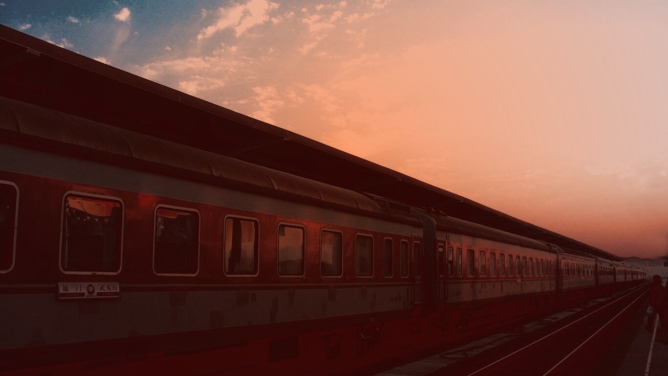 Пассажирский состав обои