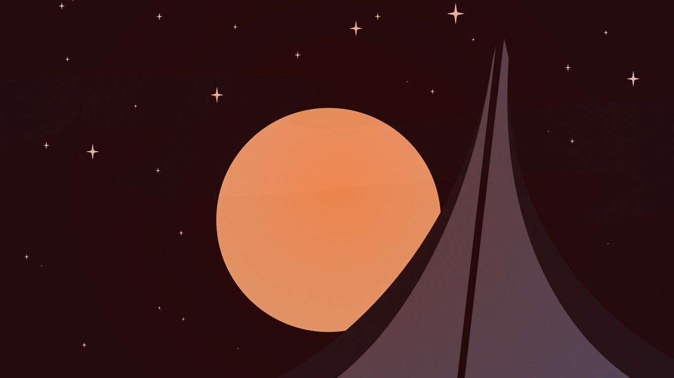 Полная луна обои