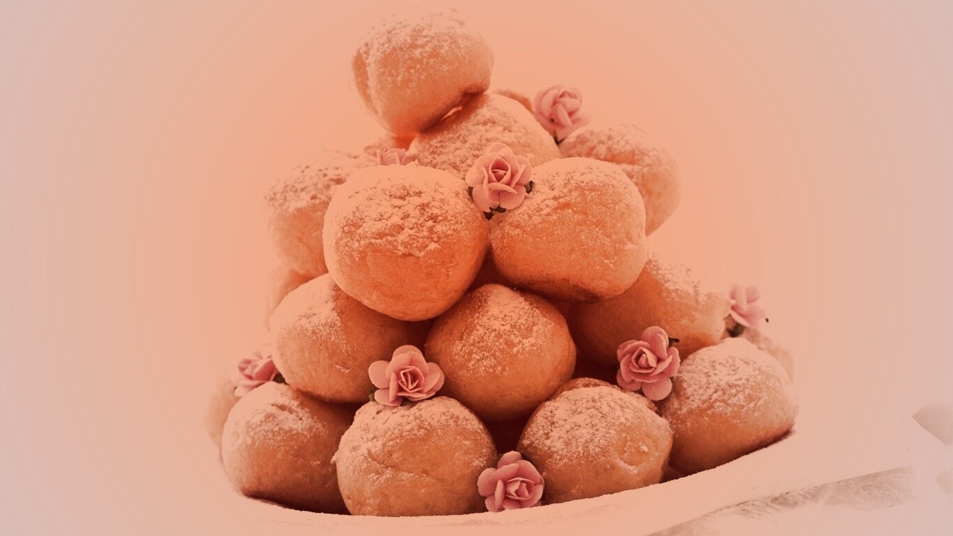 Круглые пироженки обои