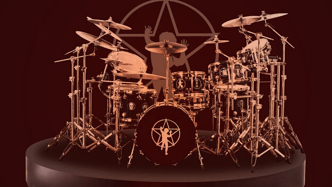 Барабанная установка обои