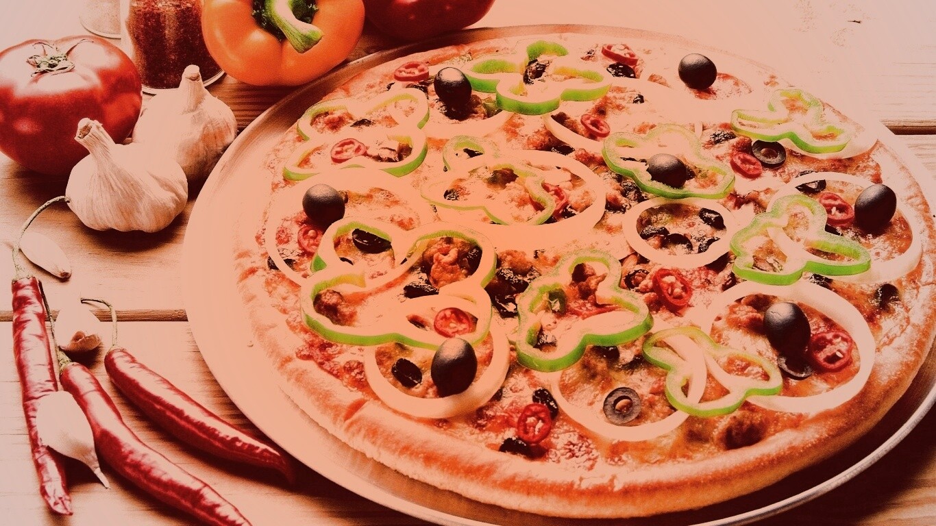 Пицца с паприкой обои