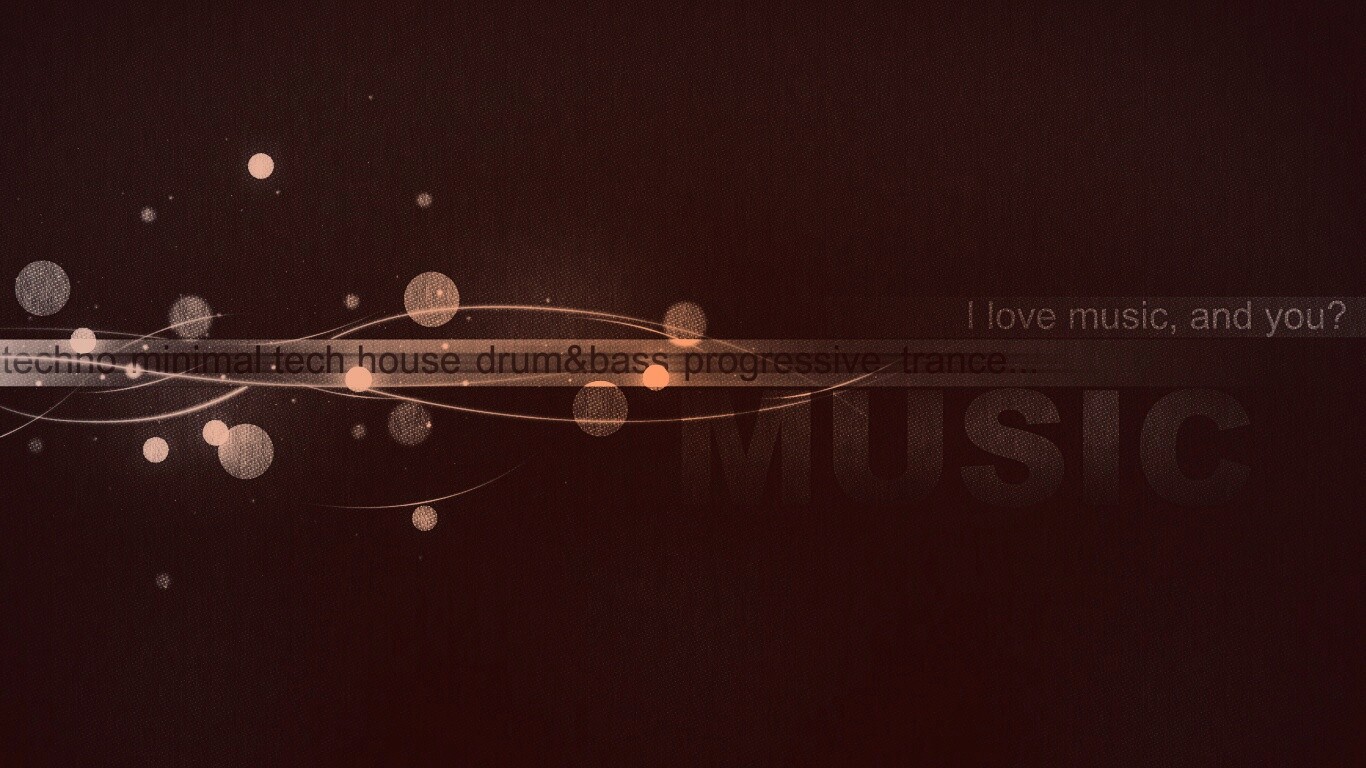 Я люблю музыку, а ты? обои