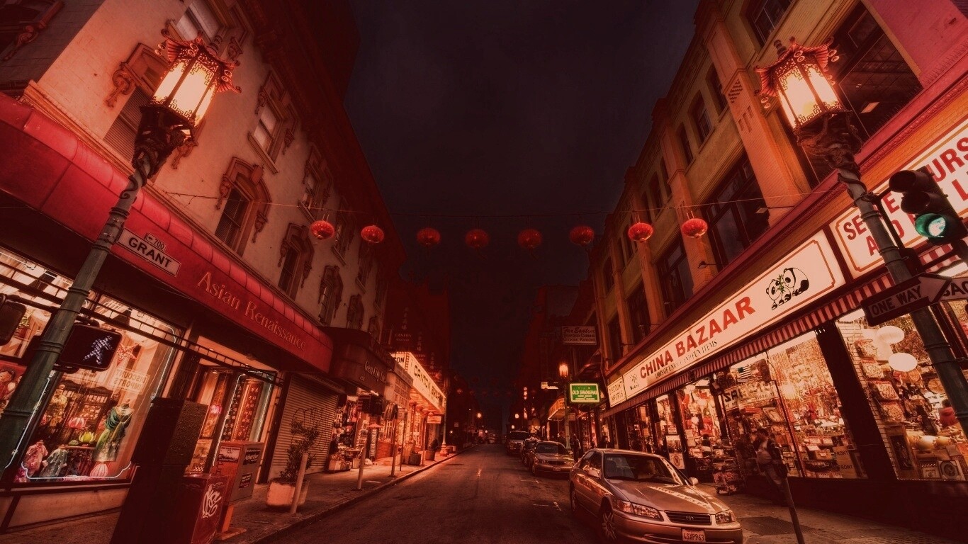 Китайский квартал обои