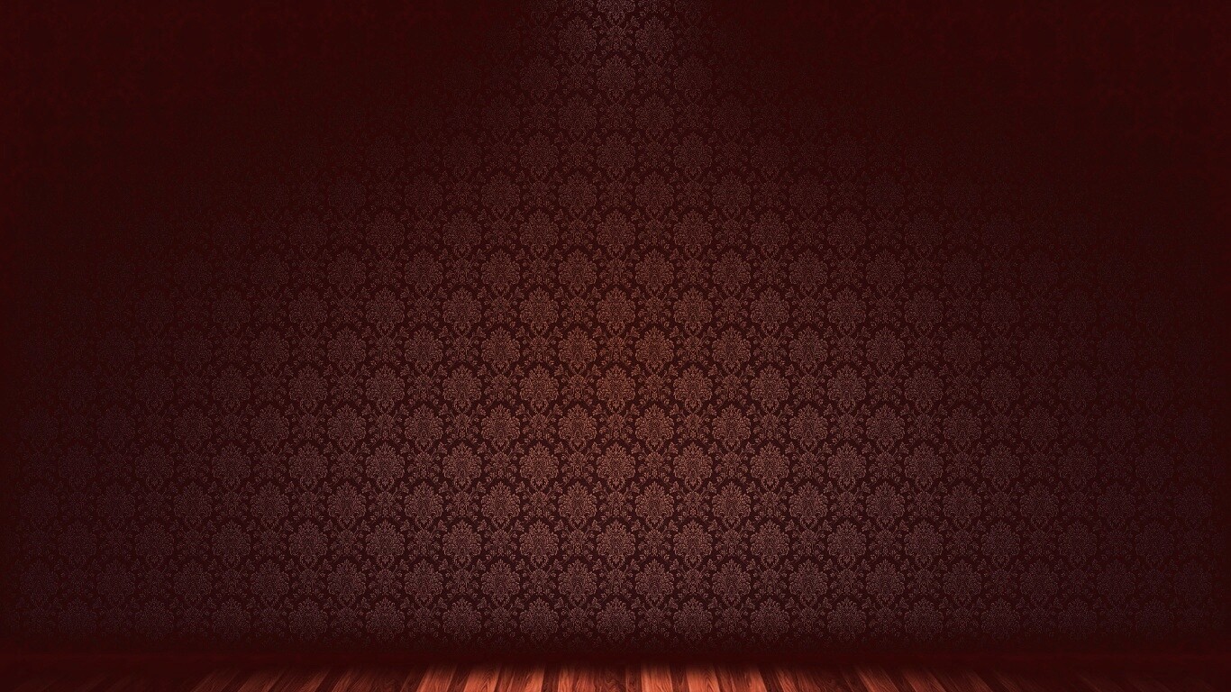 Комната с узорными обоями обои