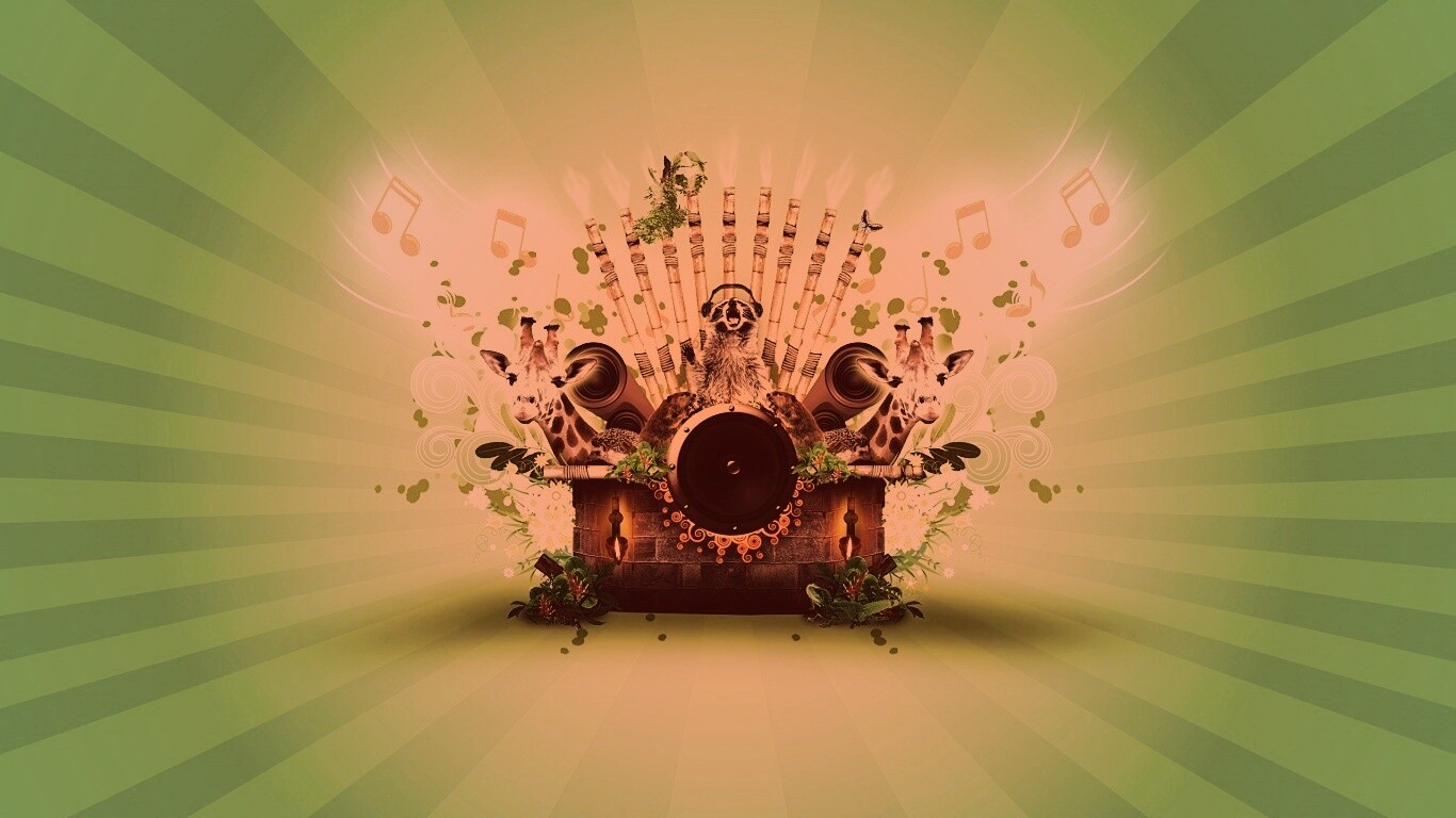 Музыка джунглей обои