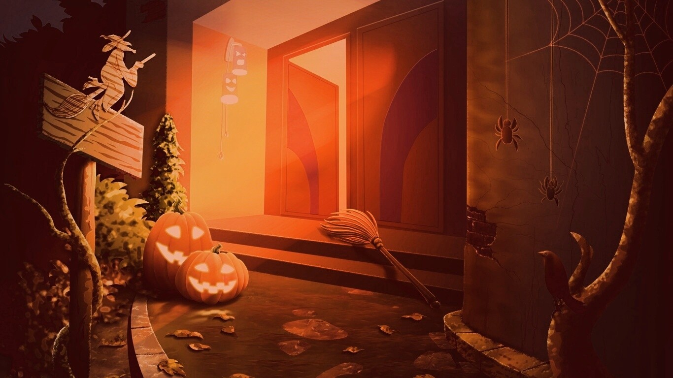 У входа обои