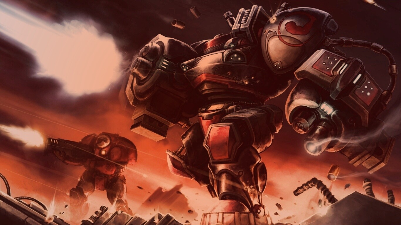 Терраны из StarCraft обои