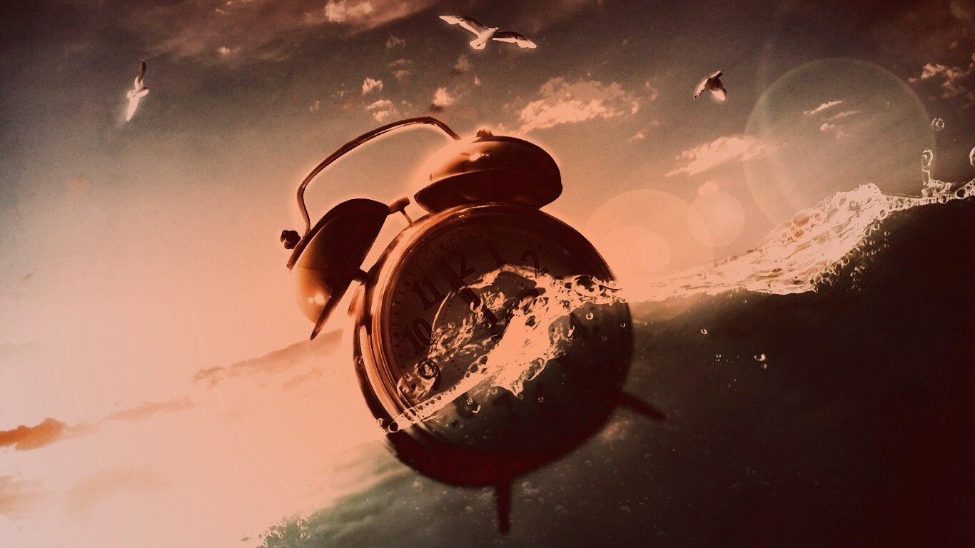 Уплывающее время обои