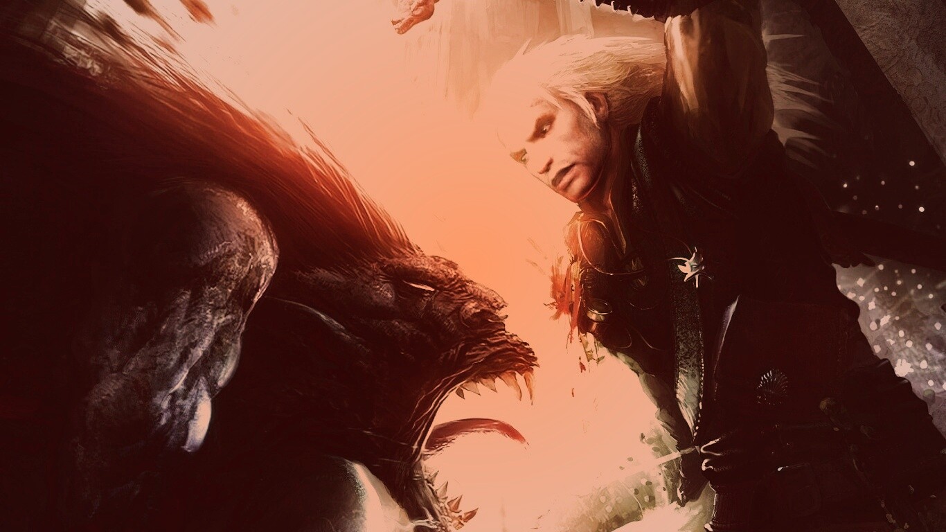 Эпизод из Ведьмака обои