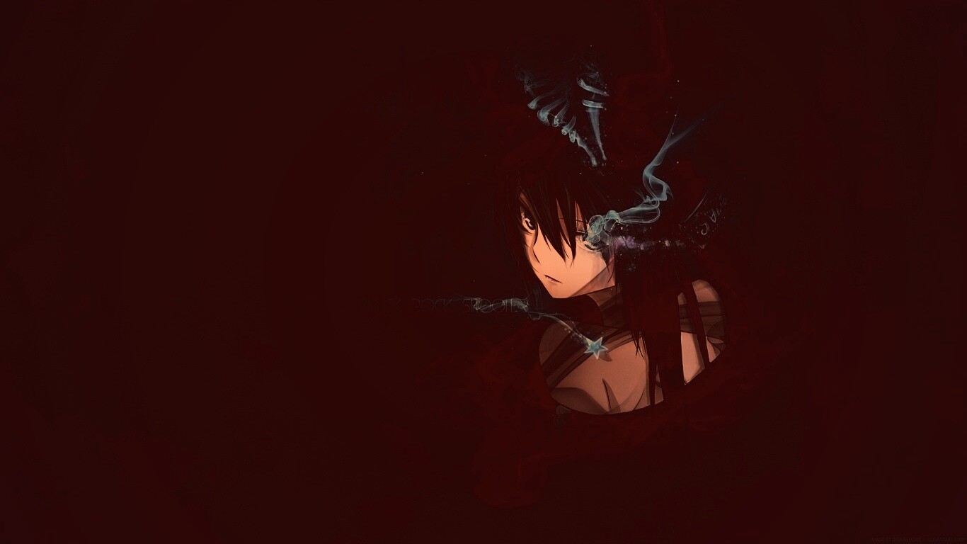 Black rock shooter обои