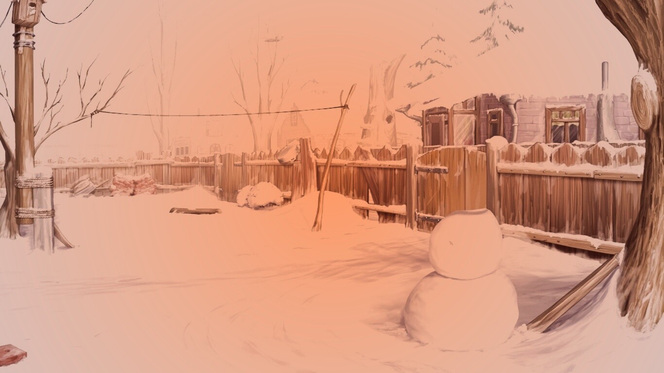 Снеговик обои