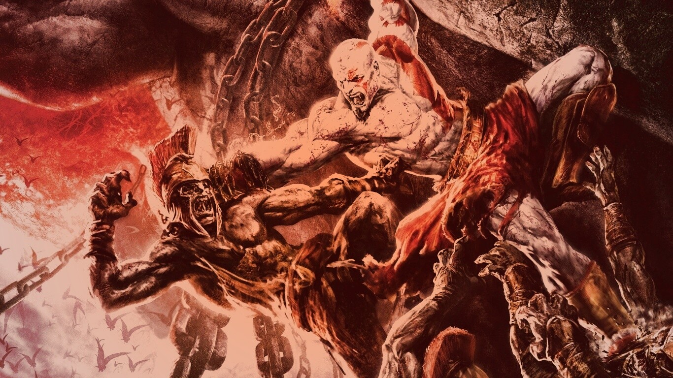 Бог войны обои