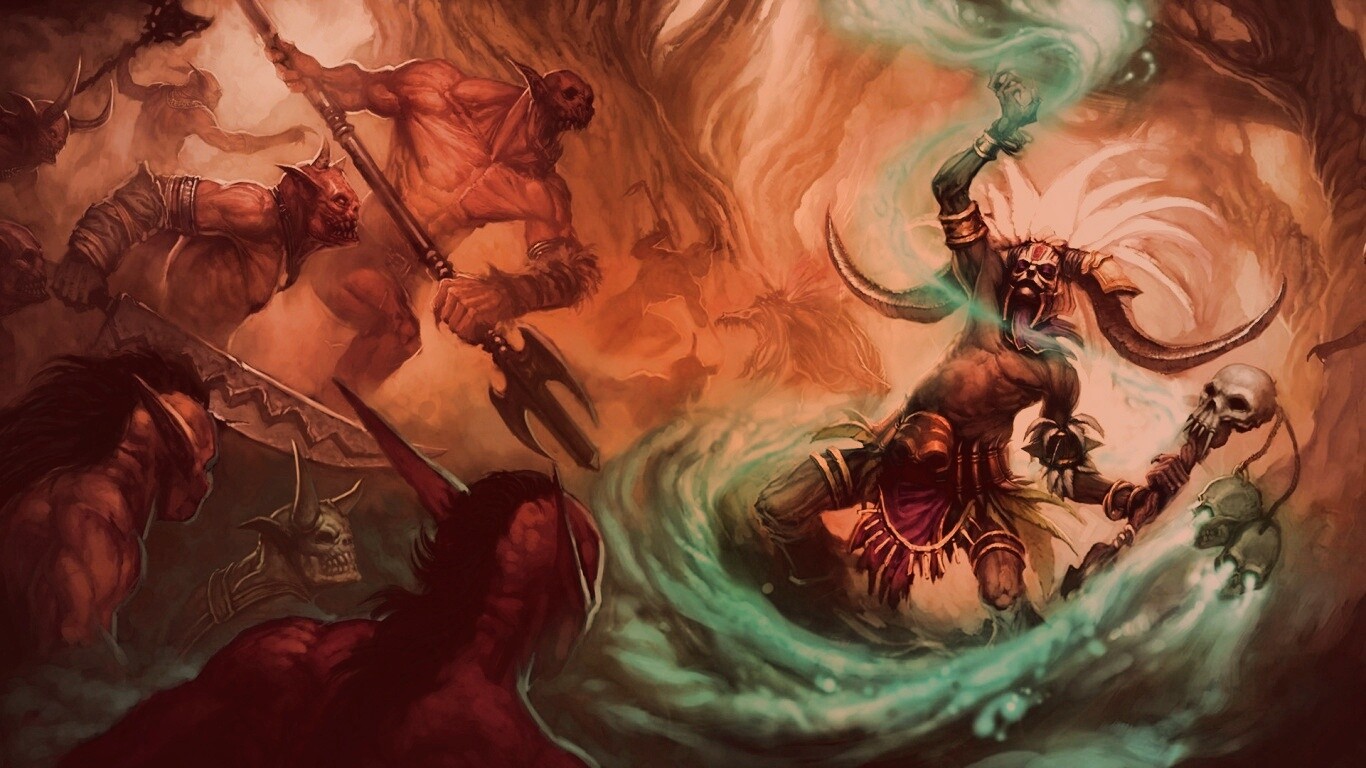 Шаман из Diablo 3 обои