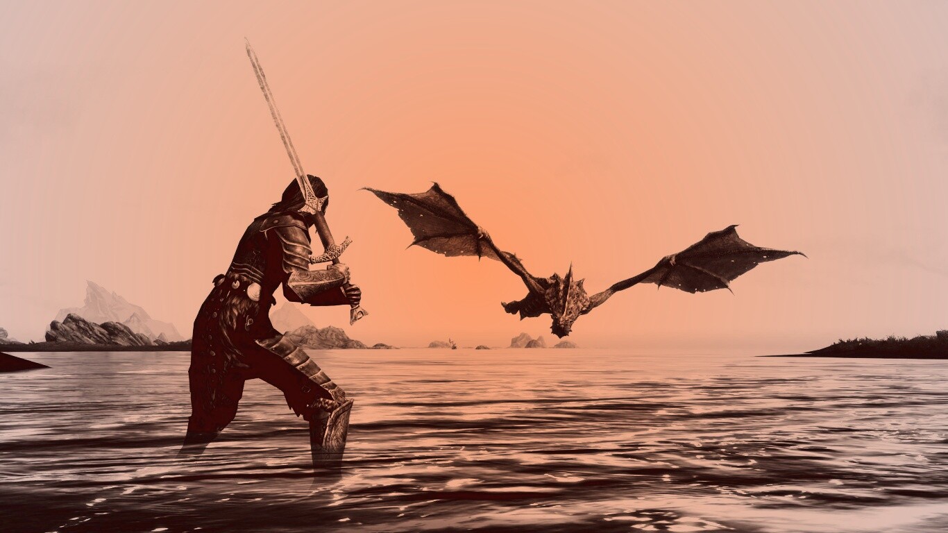 Дым над водой обои