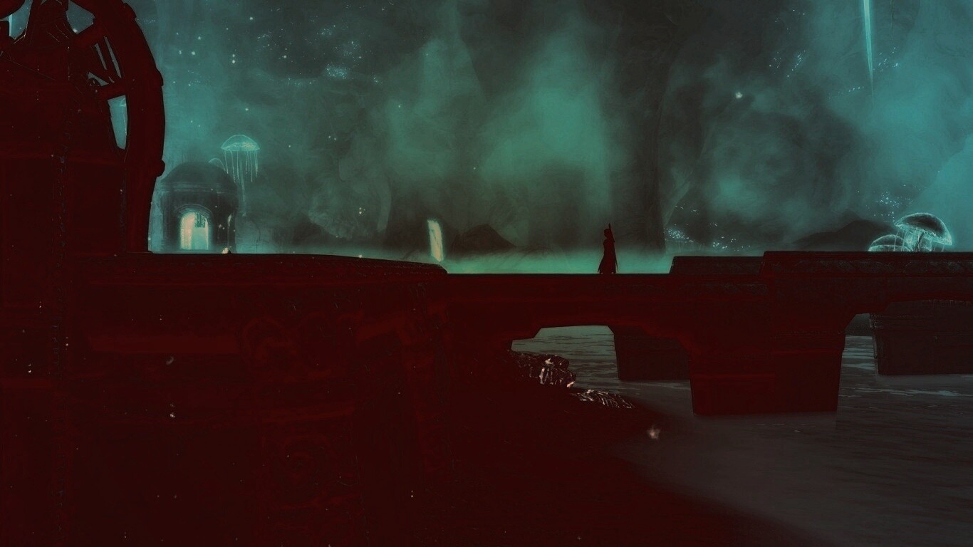 Светящийся путь обои