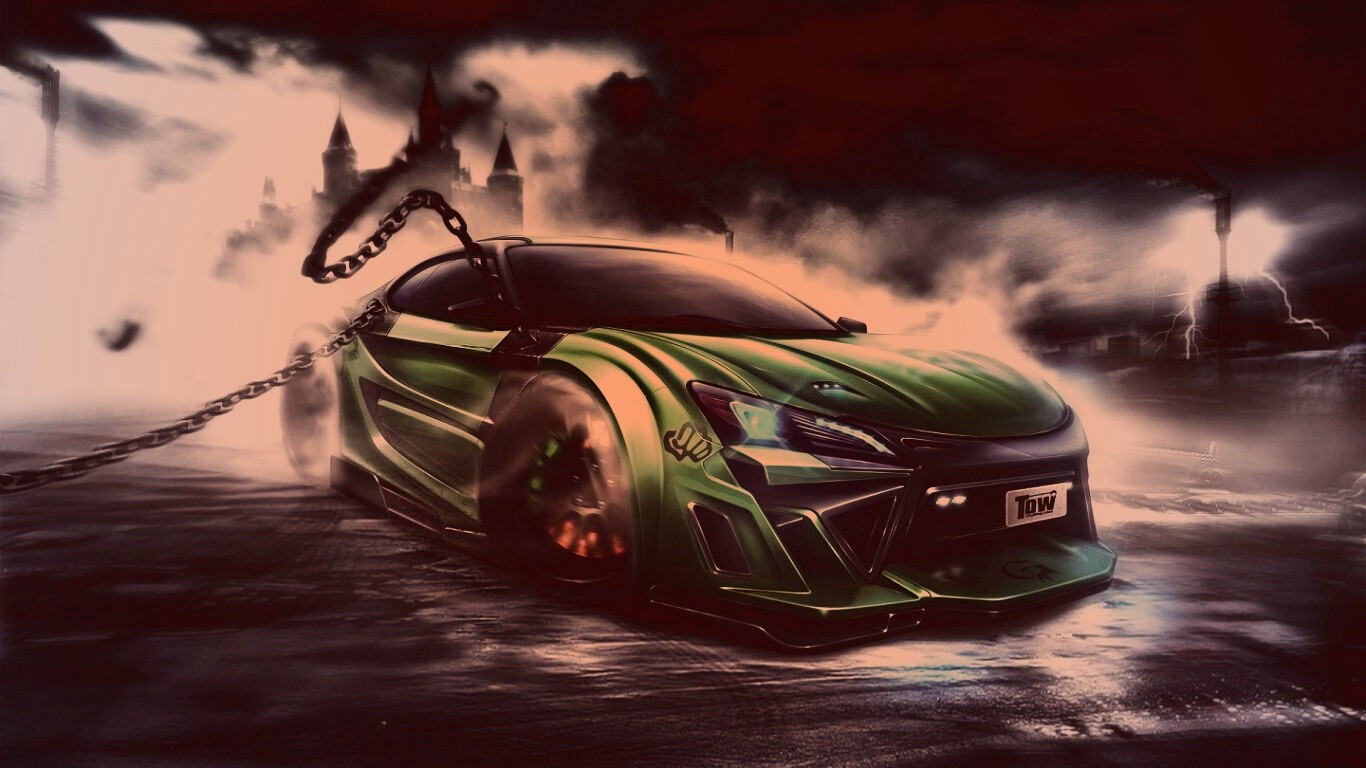 Дикое авто обои