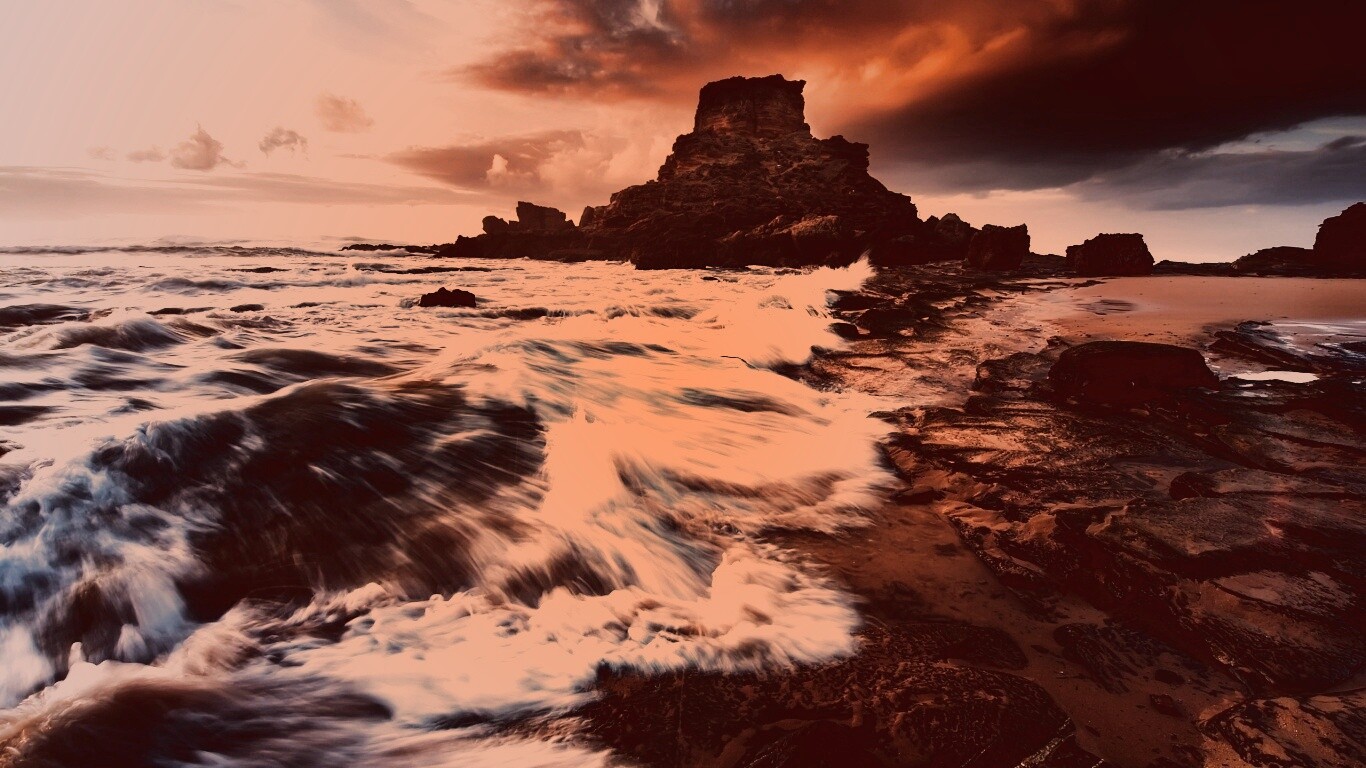 Побережье HDR обои