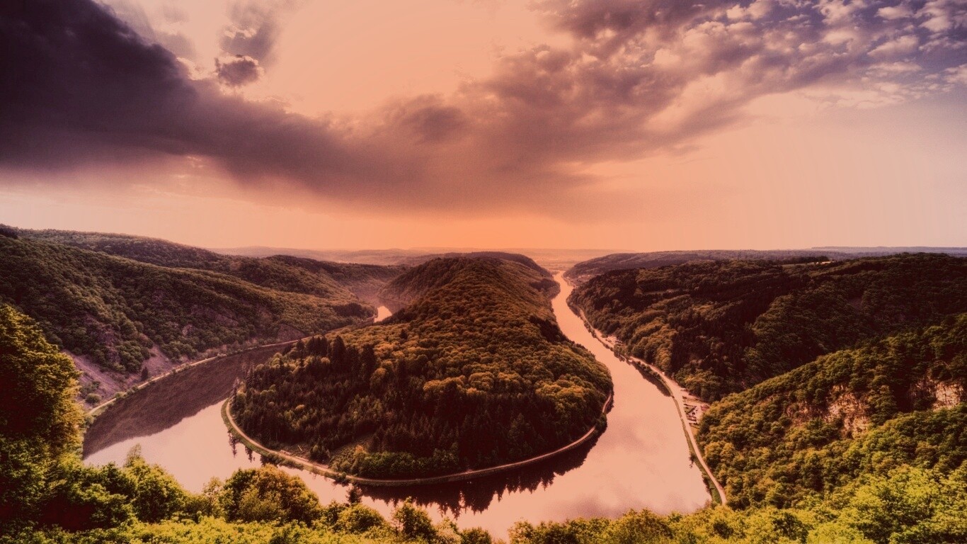 Извилистый каньон обои