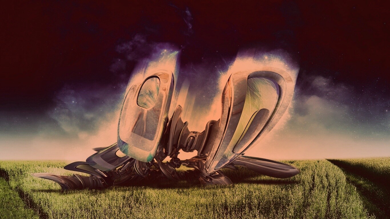 Нечто в поле обои