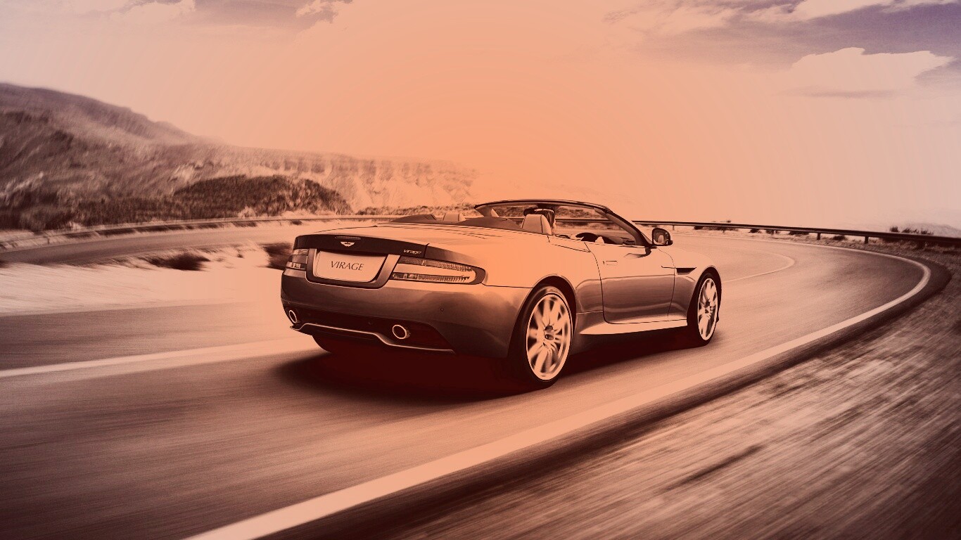 Астон кабриолет обои