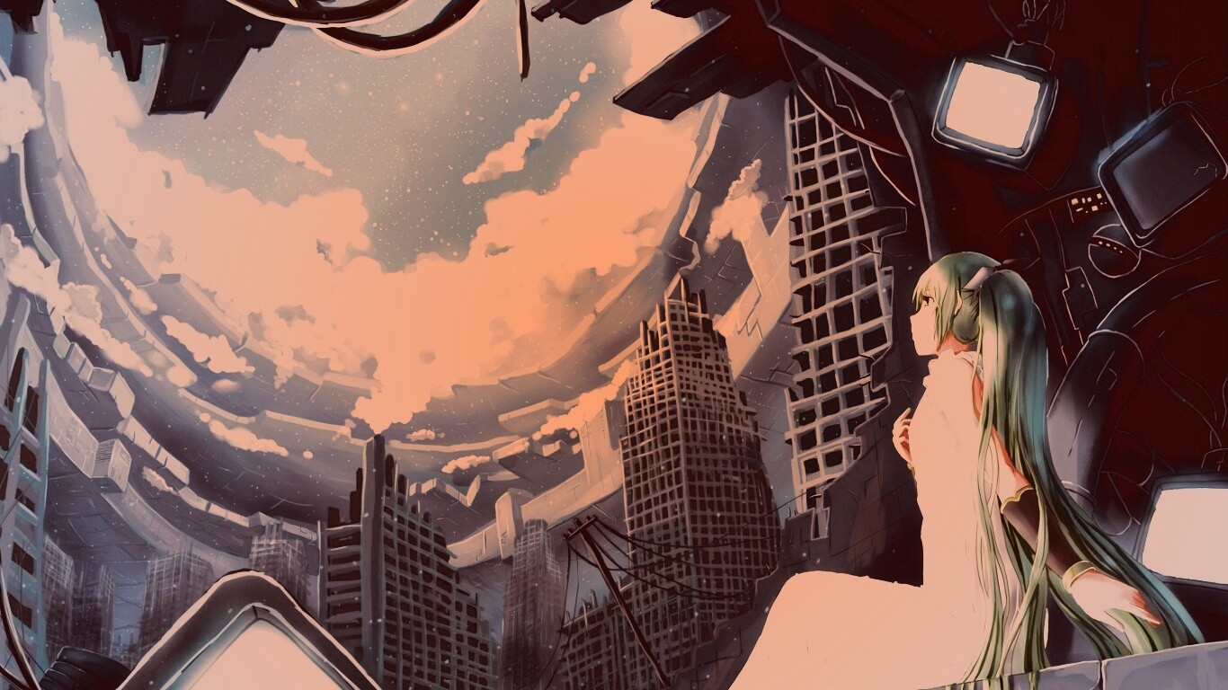 Вокалоид Hatsune Miku обои