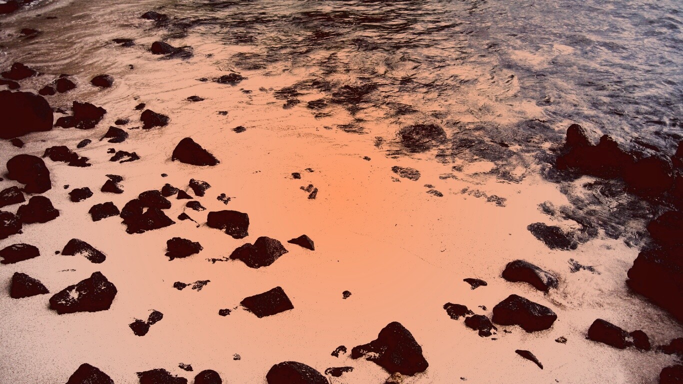 Каменистый берег обои