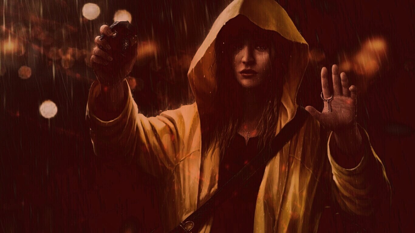 Девушка с гранатой обои