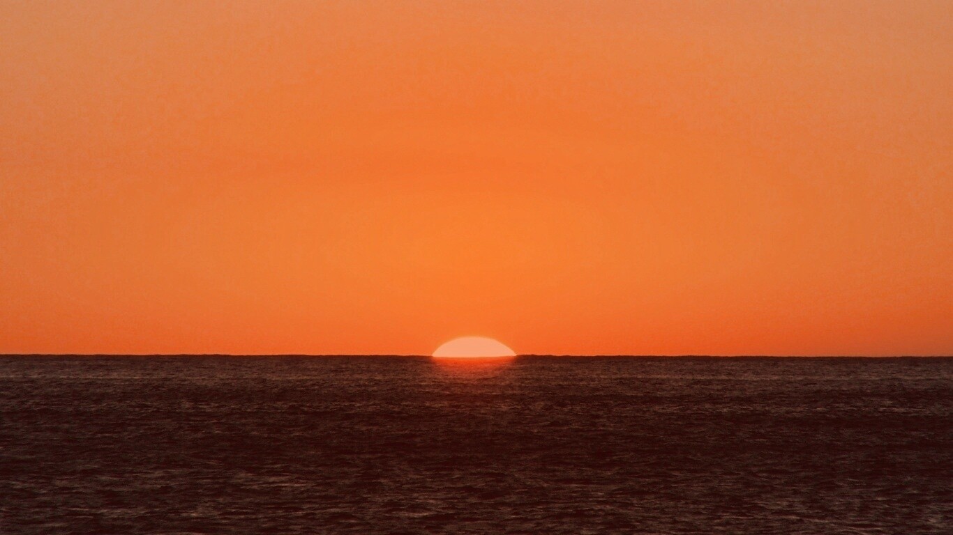 Идеальный закат обои