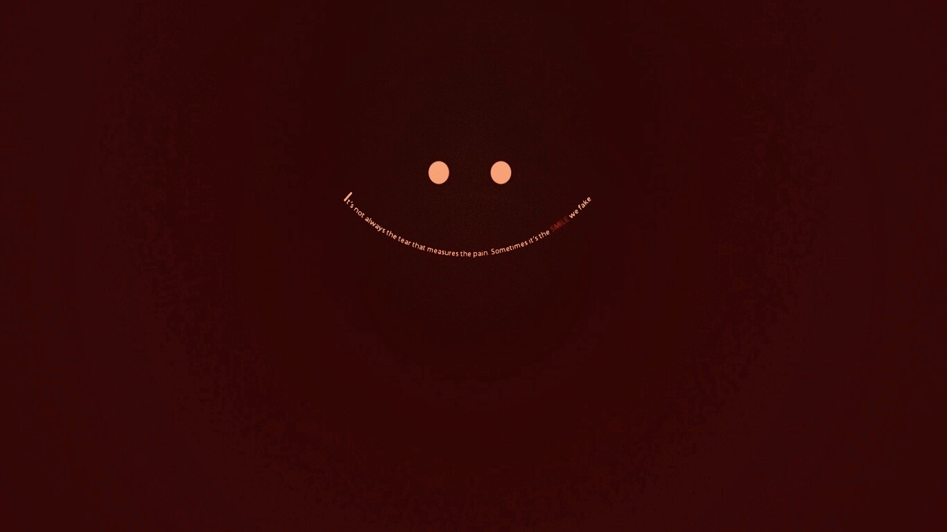 Веселый смайлик обои