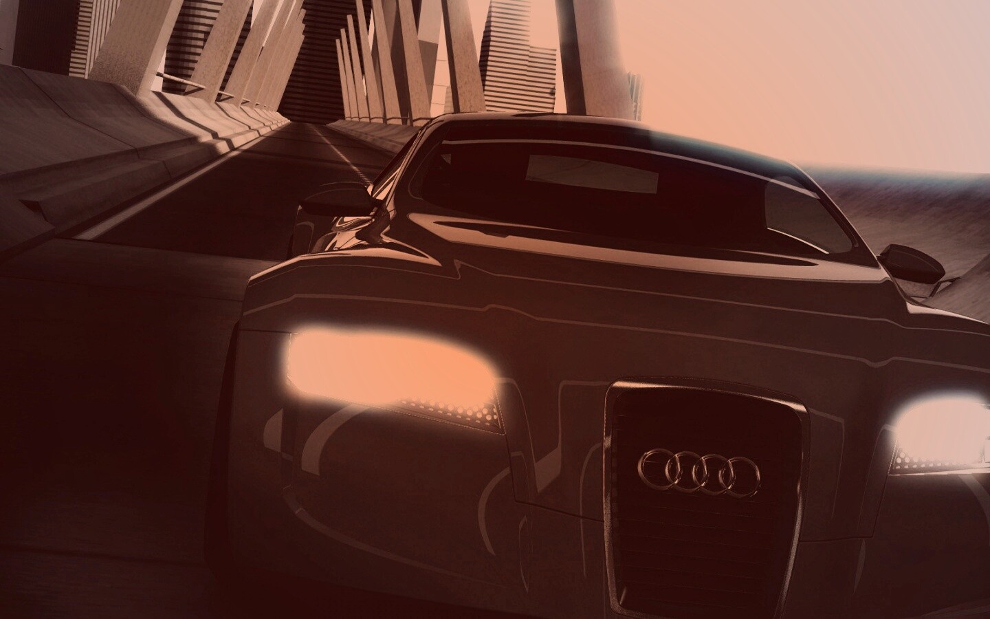 Концепт Audi-R Zero обои