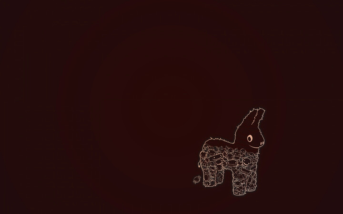 Кофеты прячутся в пинате обои