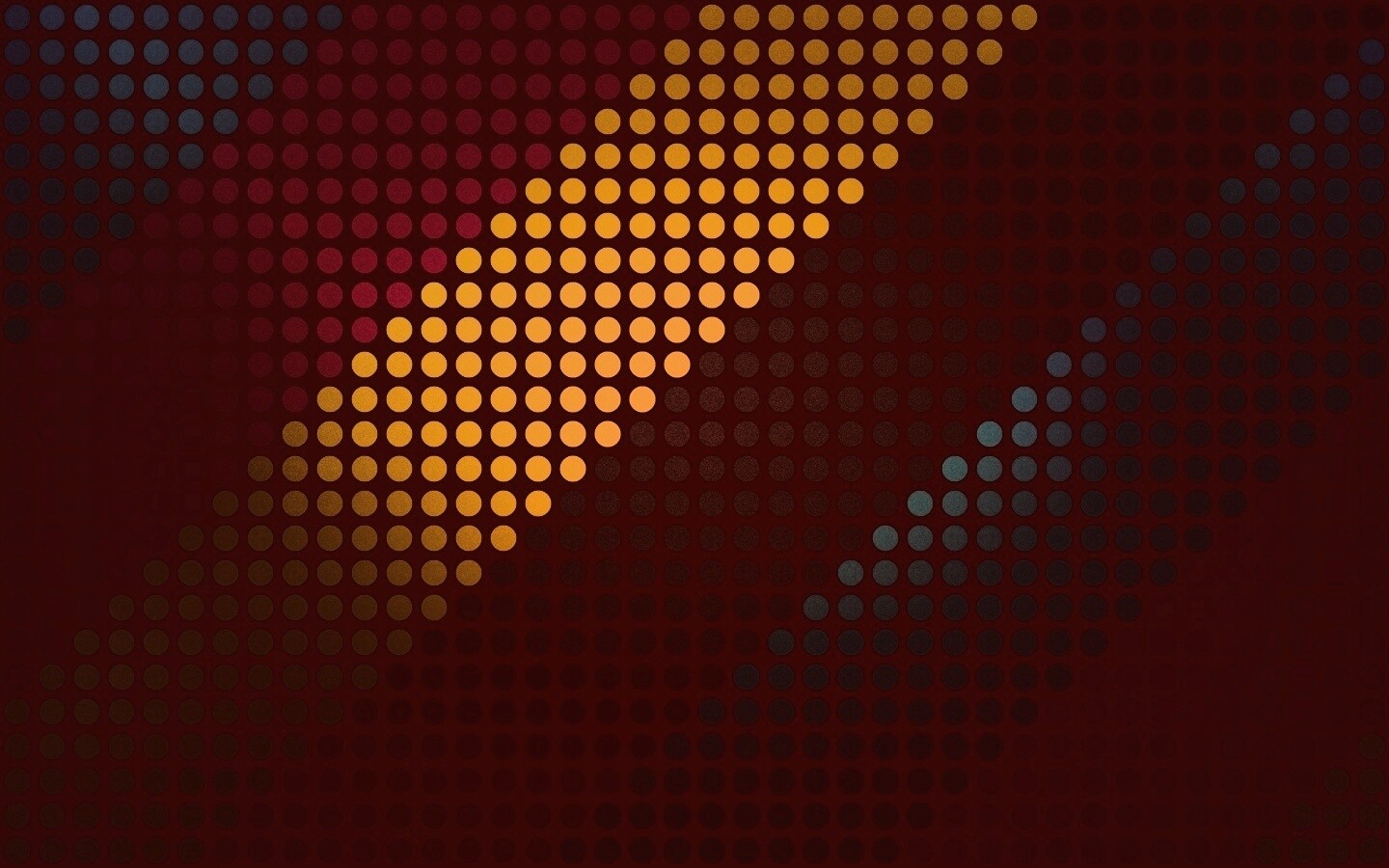 Полосы из цветных кругов обои