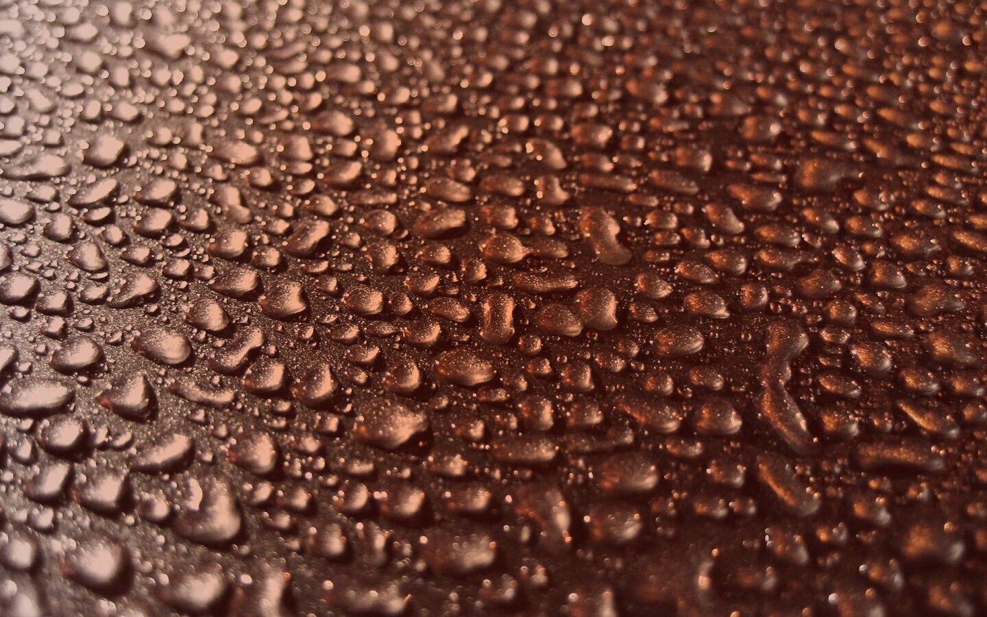 Вода собирается в капли обои