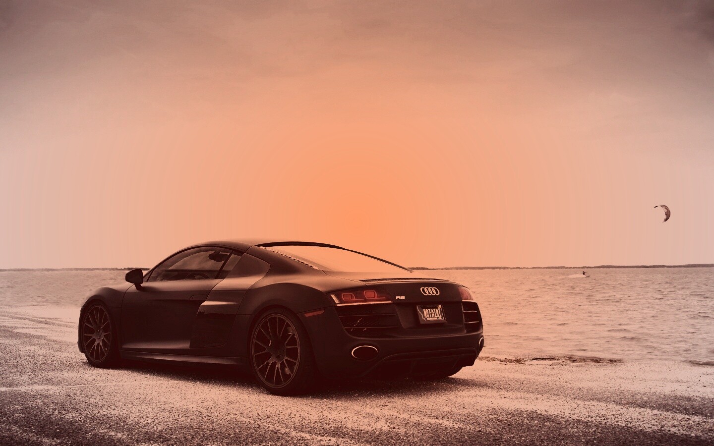 Черный ауди ТТ обои