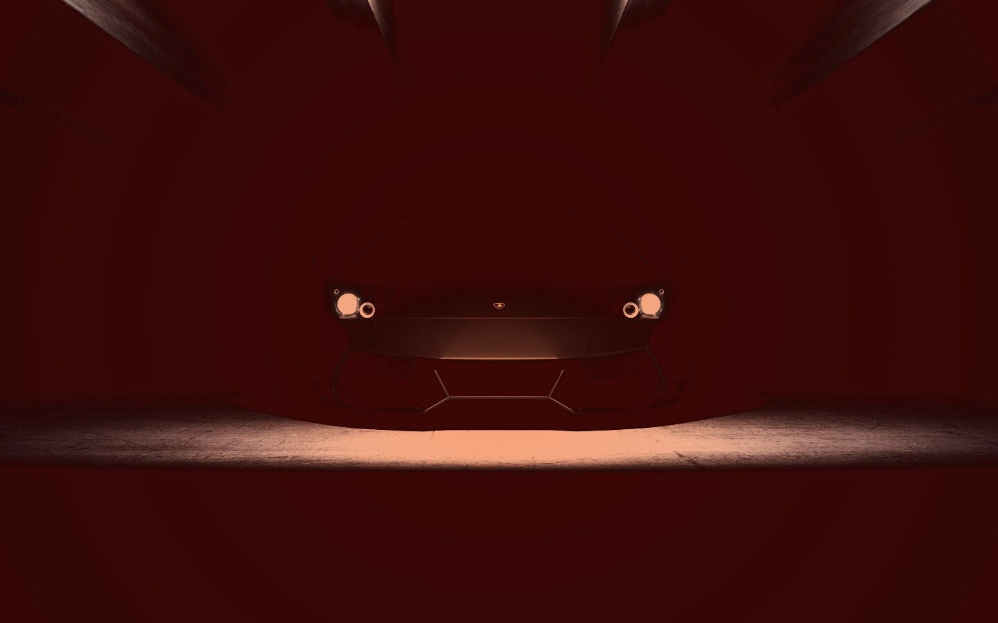 Ламборджини во тьме обои